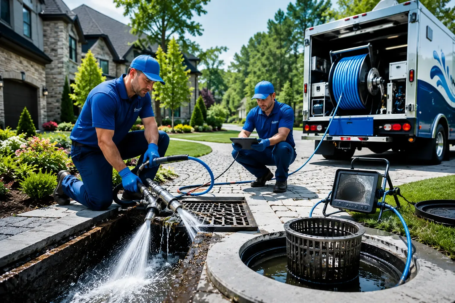 Local outdoor drain cleaning professionals in Harts, WV