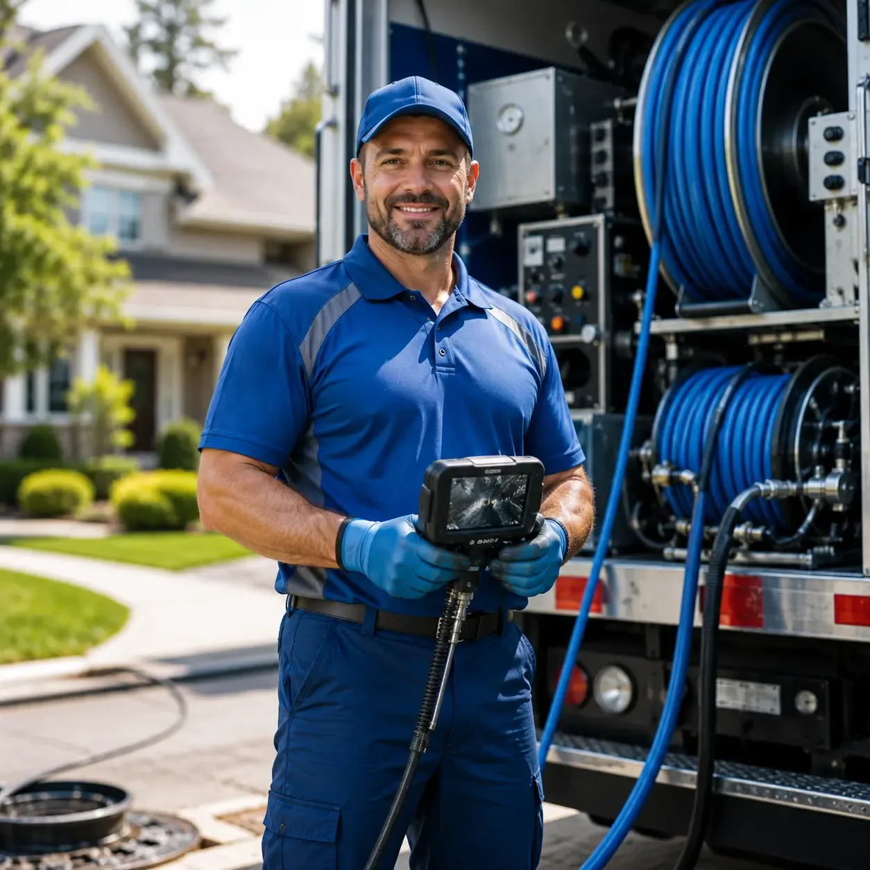 Local outdoor drain cleaning specialists in Harts, WV